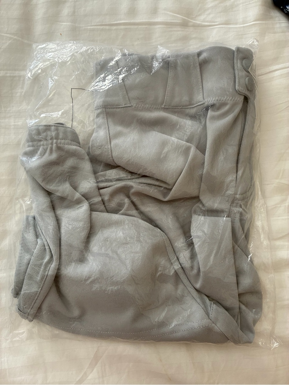 Boys Nike Light Gray Baseball Football Pants - NWT